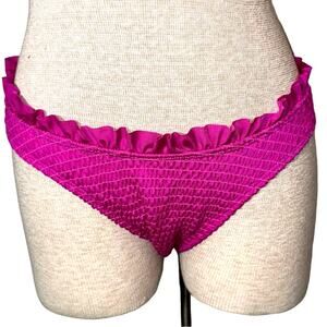Pink Lily Pink Bikini Bottom Size Large NWOT